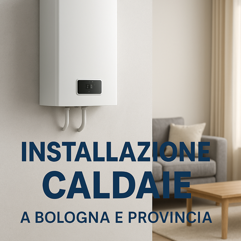 Caldaia a condensazione installata a muro in soggiorno moderno – Installazione caldaie a Bologna e provincia